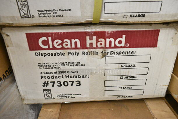 2 BRAND NEW IN BOX! Clean Hand 73073 Disposable Poly Refills for Dispenser. 2 Times Your Bid!  - Image 3 of 3