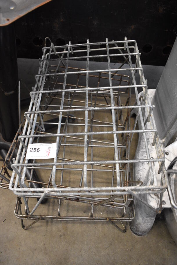 3 Metal Dunnage Racks. 17x28x8. 3 Times Your Bid!