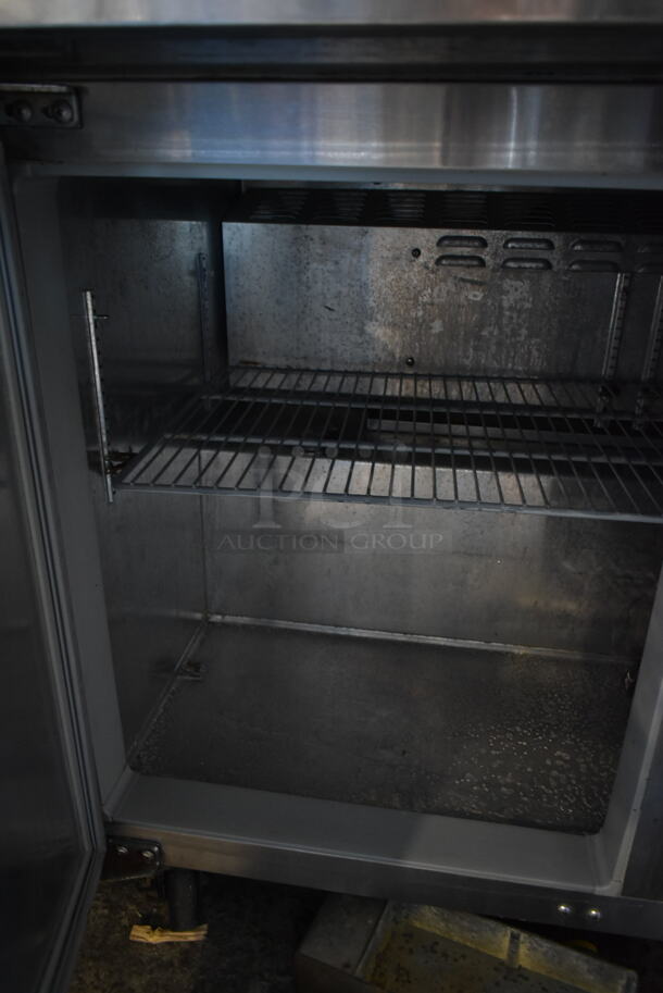 Continental SW72-20M Stainless Steel Commercial Sandwich Salad Prep Table Bain Marie Mega Top on Commercial Casters. 115 Volts, 1 Phase. Tested and Powers On But Does Not Get Cold - Image 7 of 10