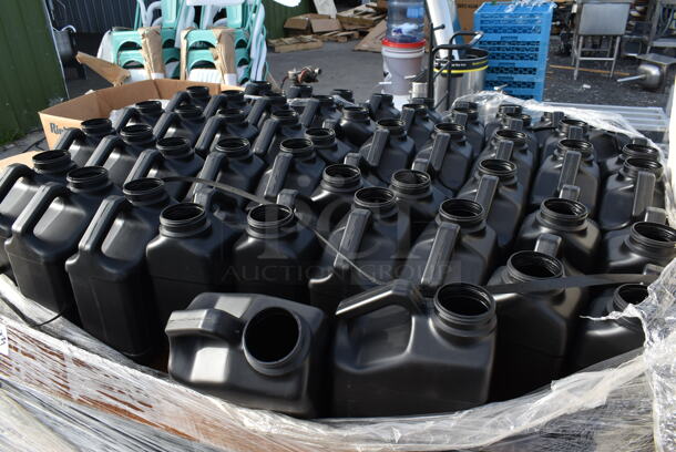 PALLET LOT OF Black Poly Jugs. - Image 3 of 3