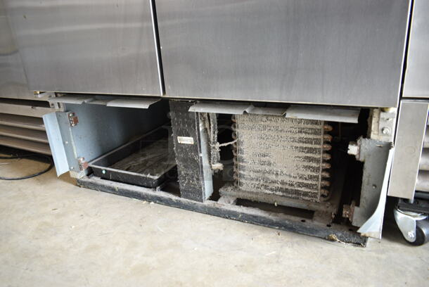 2017 True T-35 Stainless Steel Commercial 2 Door Reach In Cooler w/ Poly Coated Racks. 115 Volts, 1 Phase. Tested and Working! - Image 2 of 5
