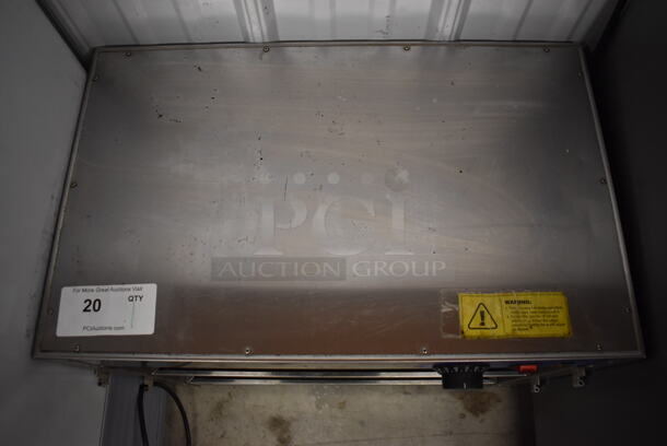 Stainless Steel Commercial Countertop Heated Display Case w/ Thermostatic Control. 24x16x20 - Image 6 of 7