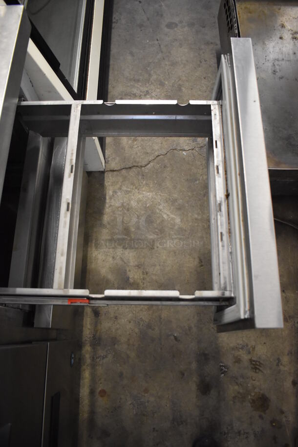 Hoshizaki CRMF48-WD4 Stainless Steel Commercial 4 Drawer Undercounter Cooler on Commercial Casters. 115 Volts, 1 Phase. 48x30x40. Tested and Working! - Image 7 of 8