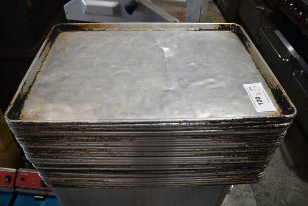 27 Metal Full Size Baking Pans. 27 Times Your Bid! - Image 2 of 4