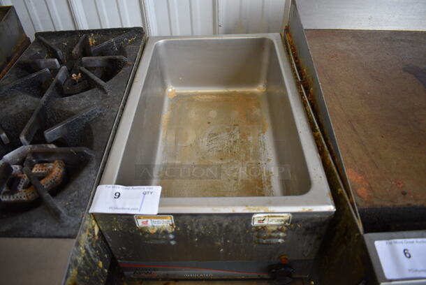 APW Wyott Model W-3VI Stainless Steel Commercial Countertop Food Warmer. 120 Volts, 1 Phase. 14.5x22.5x9.5. Tested and Working! - Image 3 of 4