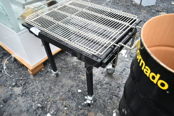 BRAND NEW SCRATCH AND DENT! Backyard Pro CHAR-30 30" Heavy-Duty Steel Charcoal Grill with Adjustable Grates, Removable Legs, and Cover - Image 2 of 6