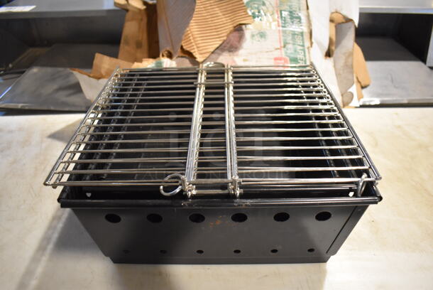 IN BOX! Qwik Cook Metal Grill Top. 12x12x5