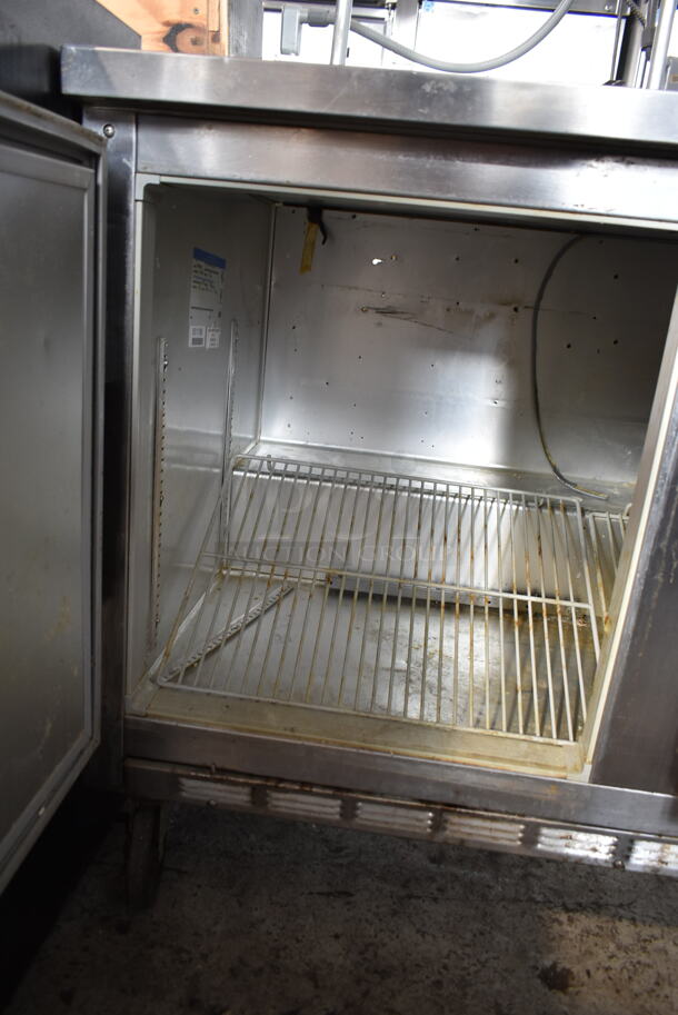 Beverage Air WTF48A Stainless Steel Commercial 2 Door Undercounter Freezer on Commercial Casters. 115 Volts, 1 Phase. Cannot Test Due To Missing Power Cord - Image 5 of 7