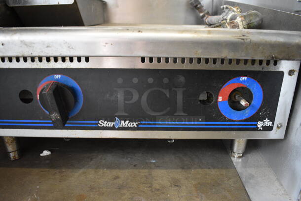Star Max Stainless Steel Commercial Countertop Gas Powered Flat Top Griddle. 24x29x15 - Image 2 of 4