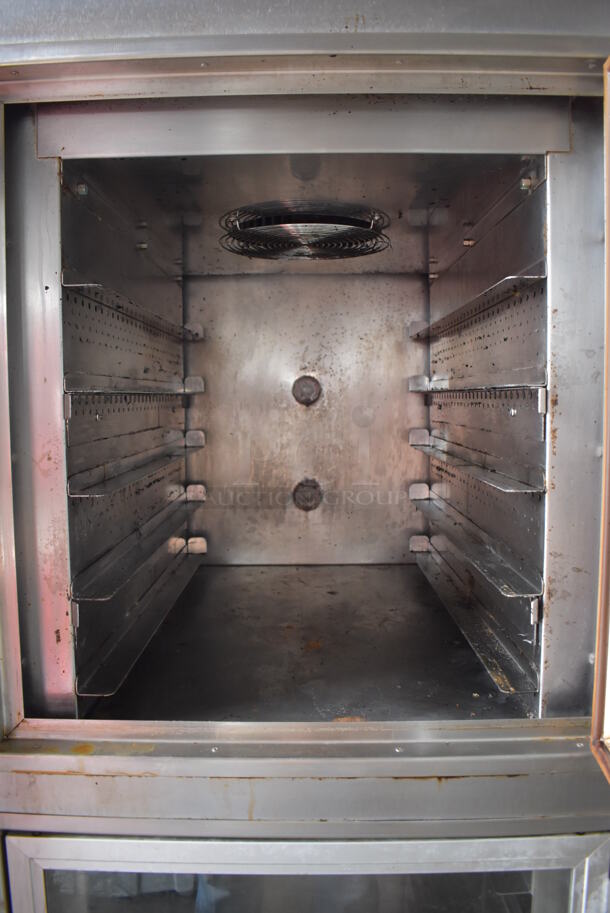 Nu Vu UB-5/10 Stainless Steel Commercial Electric Powered Oven Proofer on Commercial Casters. 208 Volts, 3 Phase. 32.5x36x79 - Image 5 of 7