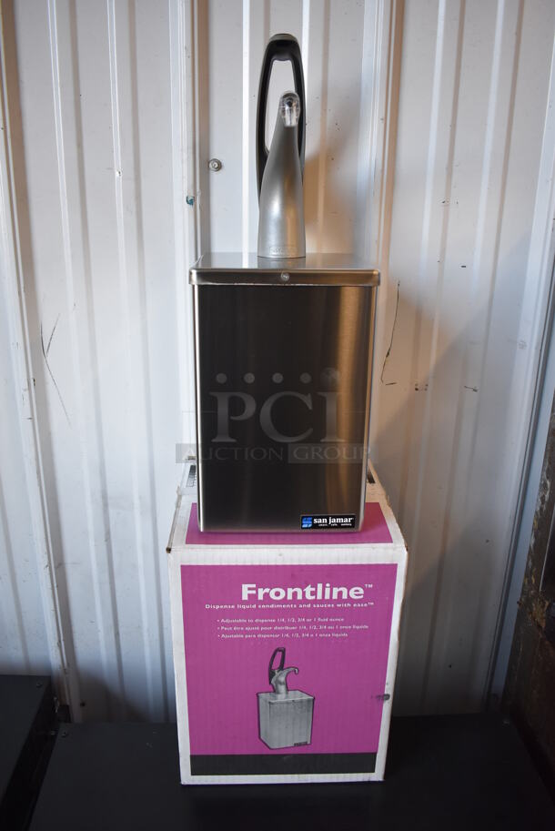 3 BRAND NEW IN BOX! San Jamar Frontline Condiment Dispensers. 7x9x20. 3 Times Your Bid! - Image 5 of 8