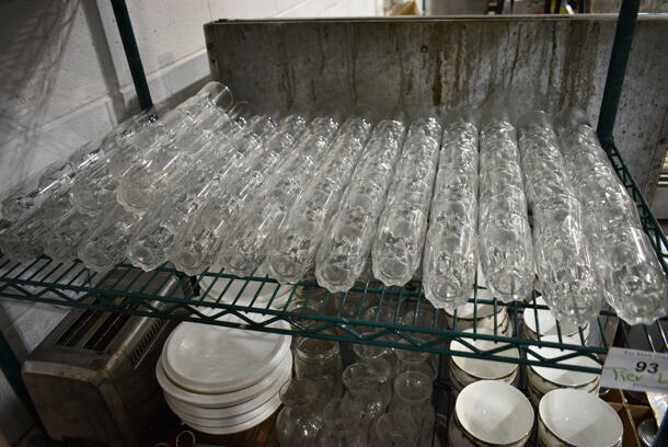 ALL ONE MONEY! Tier Lot of Beverage Glasses. - Item #1115606