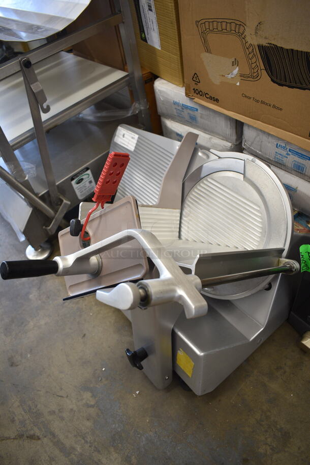 Bizerba SE 12 US Stainless Steel Commercial Countertop Meat Slicer. 120 Volts, 1 Phase. Tested and Working! - Image 6 of 8