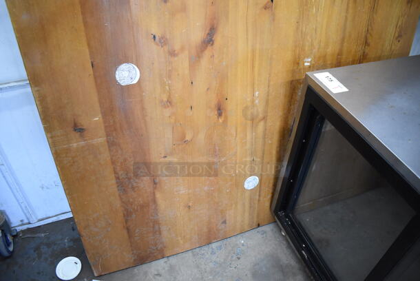 Wooden Tabletop. 52.5x62x2.5 - Image 3 of 3