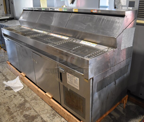 Randell DPM102R Stainless Steel Commercial Prep Table Bain Marie Mega Top. 115 Volts, 1 Phase. Tested and Working! - Image 1 of 12