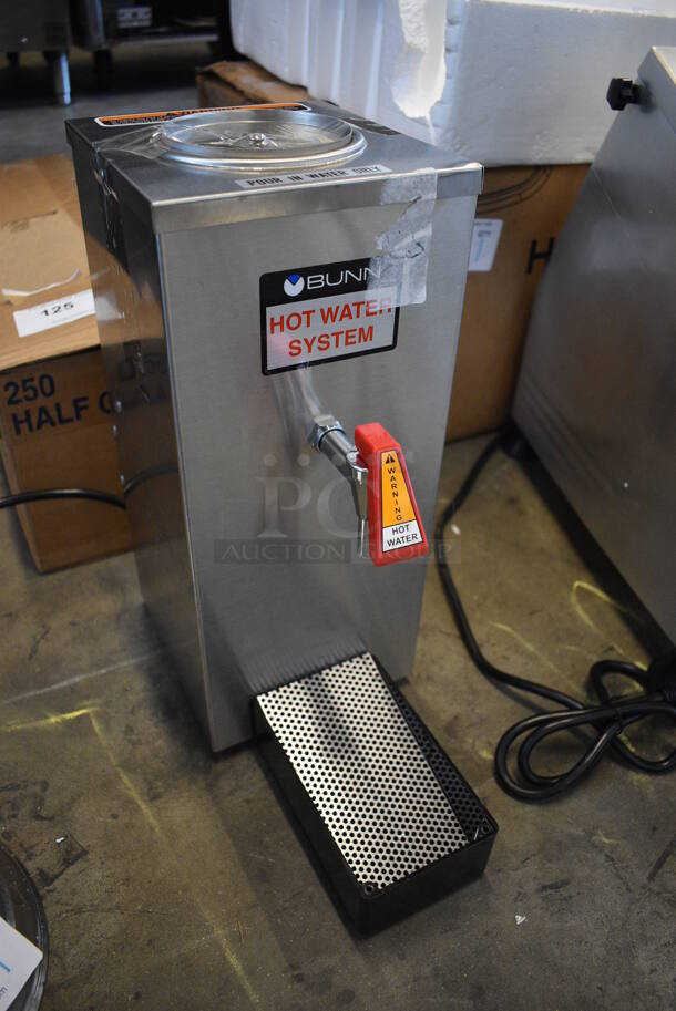 BRAND NEW SCRATCH AND DENT! 2022 Bunn OHW Stainless Steel Commercial Countertop Hot Water Dispenser. 120 Volts, 1 Phase. 7x10x16 - Image 3 of 4
