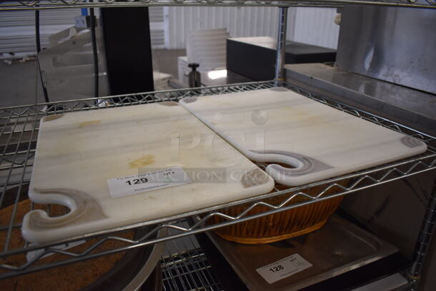 2 San Jamar White Cutting Boards. 12x18x0.5. 2 Times Your Bid! - Image 2 of 6