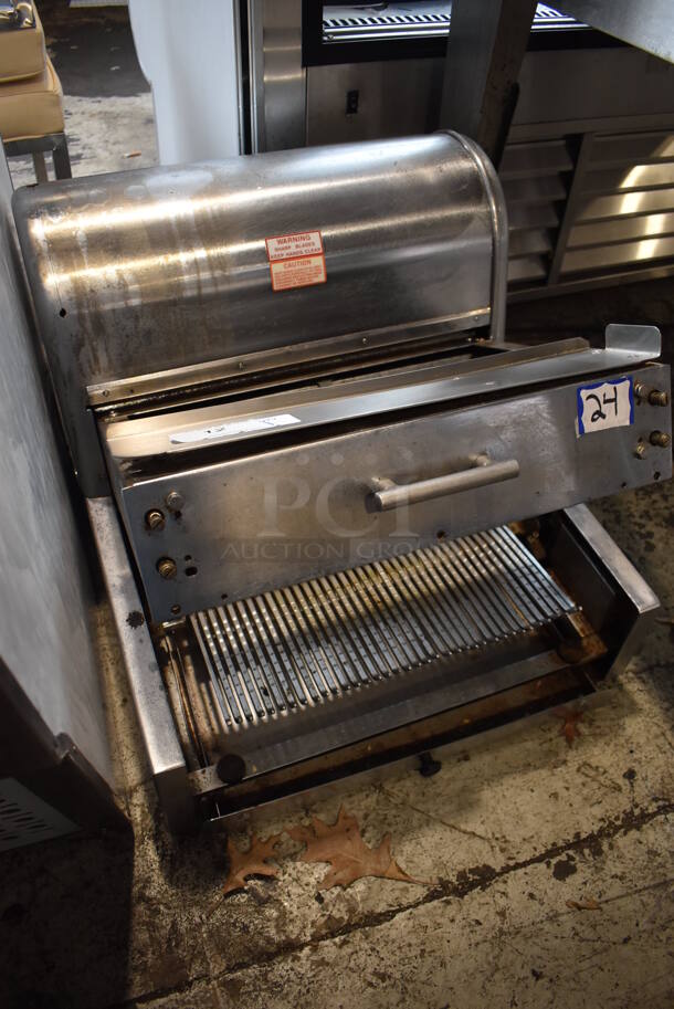 Berkel MB Stainless Steel Commercial Countertop Bread Loaf Slicer. 120 Volts, 1 Phase. 22x26x18. Tested and Working! - Image 2 of 6