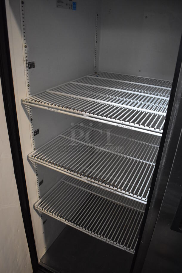2013 True TG2R-2S ENERGY STAR Stainless Steel Commercial 2 Door Reach In Cooler w/ Poly Coated Racks. 115 Volts, 1 Phase. Tested and Working! - Image 5 of 6