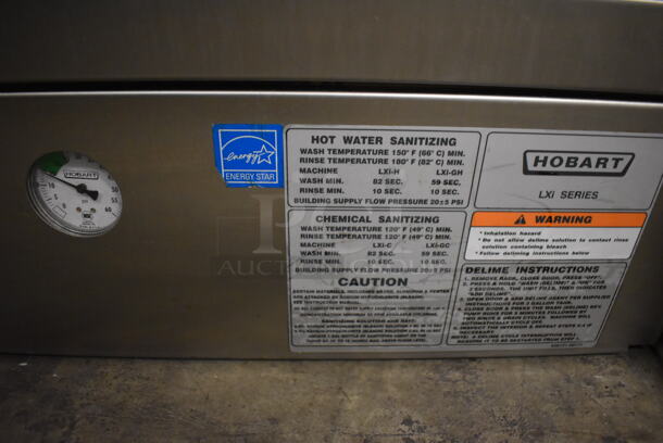 Hobart LXIH Stainless Steel Commercial Undercounter Dishwasher. 120/208-240 Volts, 1 Phase. 24x26x34 - Image 7 of 7