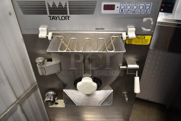 Taylor C118-33 Stainless Steel Commercial Floor Style Water Cooled Batch Freezer on Commercial Casters. 208-230 Volts, 3 Phase.  - Image 3 of 7