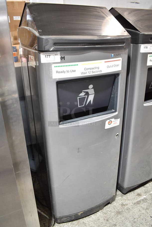 Tom Tomra 4901040-00 Gray Metal Trash Compactor. 100-240 Volts, 1 Phase. - Image 2 of 4
