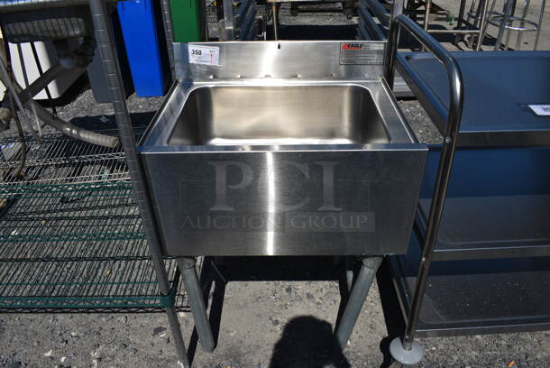 Eagle Stainless Steel Commercial Ice Bin. 24x18x33
