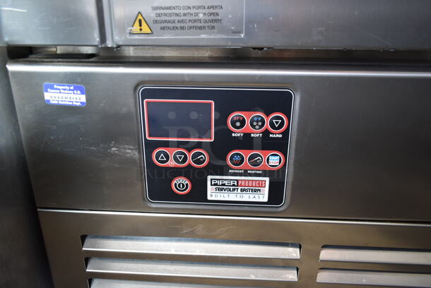 2012 Piper Products Servolift Eastern RCM054S Stainless Steel Commercial Floor Style Single Door Blast Chiller w/ Probe on Commercial Casters. 208-240 Volts, 1 Phase. - Image 5 of 11