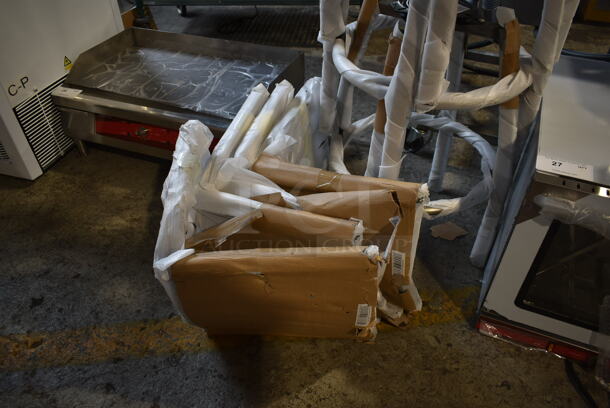 4 BRAND NEW SCRATCH AND DENT! Stools. Comes w/ 5 Plywood Seats. 4 Times Your Bid! - Image 3 of 8