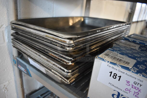 11 Stainless Steel Full Size Drop In Bins. 1/1x2.5. 11 Times Your Bid! - Image 3 of 3