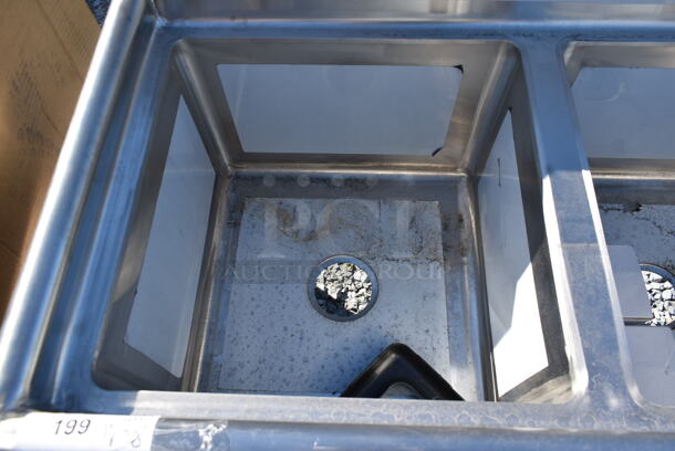 BRAND NEW SCRATCH AND DENT! Regency 600S31717 Stainless Steel Commercial 3 Bay Sink. Bays 17x17 - Image 4 of 6