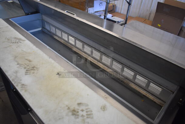 Beverage Air SPE60-16 Stainless Steel Commercial Sandwich Salad Prep Table Bain Marie Mega Top on Commercial Casters. 115 Volts, 1 Phase. 60x29x42. Tested and Powers On But Does Not Get Cold - Image 3 of 7