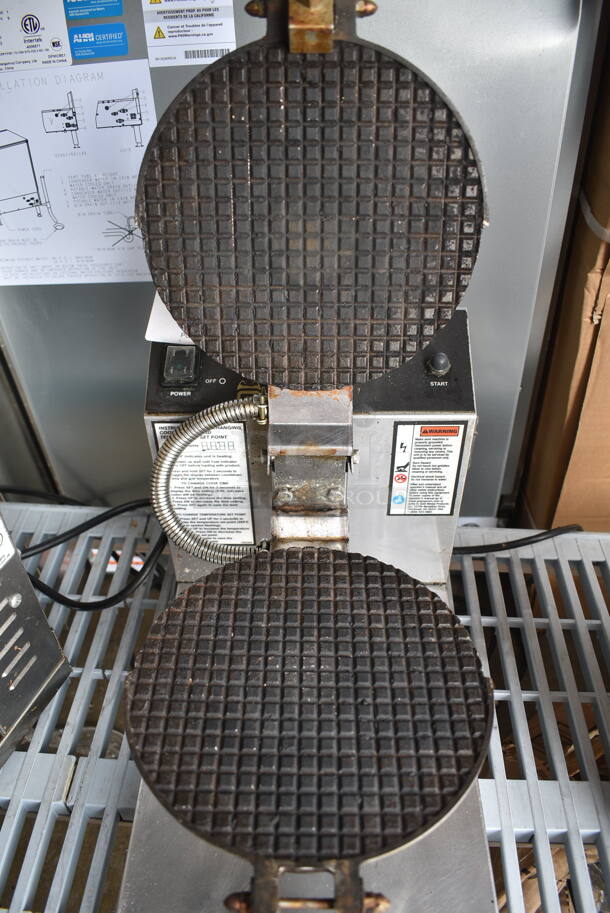 Gold Medal 5020ET Stainless Steel Commercial Countertop Waffle Cone Machine. 120 Volts, 1 Phase. Tested and Working! - Image 3 of 4