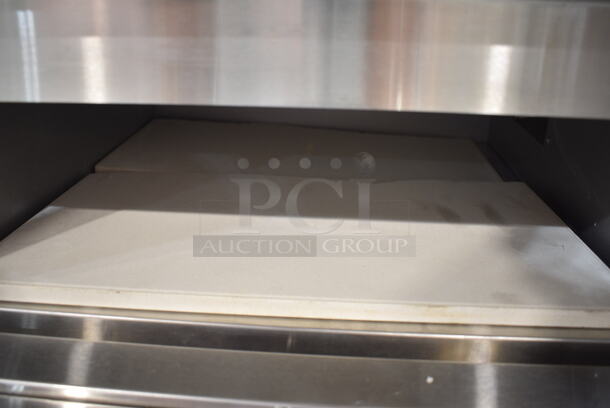 2024 Crosson CPO-160 Stainless Steel Commercial Countertop Electric Powered Pizza Oven w/ Broken Cooking Stone. 120 Volts, 1 Phase. Tested and Working! - Image 4 of 7