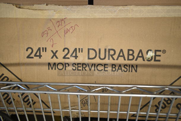 BRAND NEW SCRATCH AND DENT! Mustee 63M Mop Service Basin - Image 2 of 4