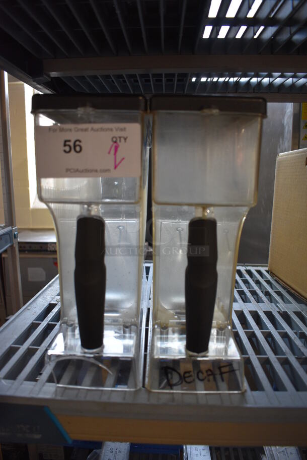 2 Clear Poly Coffee Bean Grinder Hoppers. 4.5x16.5x12. 2 Times Your Bid! - Image 4 of 4