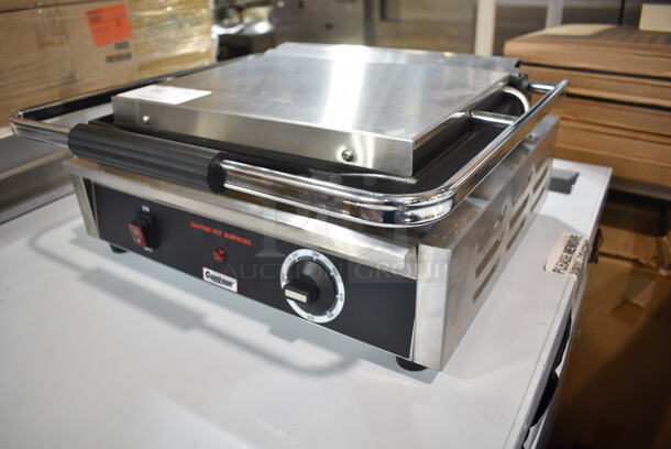 BRAND NEW! Centaur ABSGM Stainless Steel Commercial Countertop Double Panini Press Sandwich Grill. 120 Volts, 1 Phase. Tested and Working! - Image 5 of 6