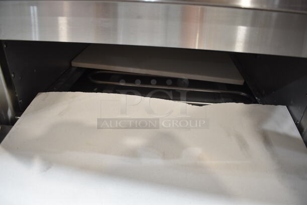 2024 Crosson CPO-160 Stainless Steel Commercial Countertop Electric Powered Pizza Oven w/ Broken Cooking Stone. 120 Volts, 1 Phase. Tested and Working! - Image 5 of 7
