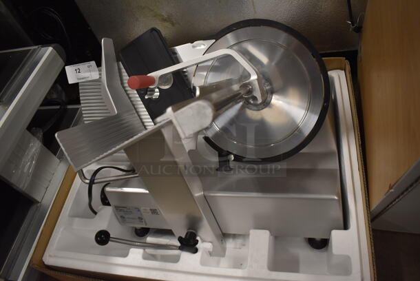 2018 Bizerba GSP H Stainless Steel Commercial Countertop Meat Slicer. 120 Volts, 1 Phase. 24x29x24. Tested and Working! - Image 4 of 7