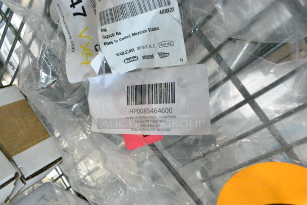 5 BRAND NEW SCRATCH AND DENT! Items Including HP00833152 Vulcan 00-833152 Gauge, Pressure, HP0091310201 Vulcan 00-913102-0176A I, KIT TIMER,SHAFT SEAL&KNOB, HP0085604200 Vulcan 00-856042-00001 Temp Probe, HP0042775900 Vulcan 00-427759-00001 Interface Bd, HP0085464600 Vulcan 00-854646-00001 Temp Probe. 5 Times Your Bid!  - Image 9 of 9