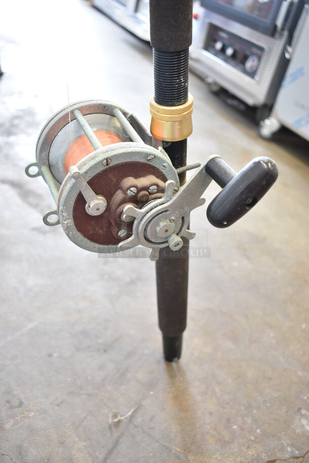 Fenwick Pacific Stik Fenglass 785-ST Fishing Rod w/ Senator Penn Reel.  - Image 3 of 12