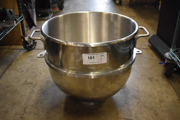 Stainless Steel Commercial Mixing Bowl. 24x19x17