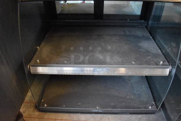 Metal Commercial Countertop Heated 2 Tier Display Case Merchandiser. 26x21x28.5. Cannot Test Due To Plug Style - Image 4 of 5
