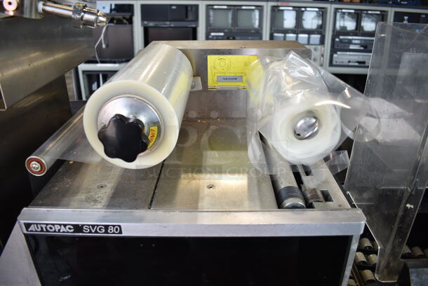 Autopac SVG80 Stainless Steel Commercial Floor Style Automatic Packaging Machine on Commercial Casters. 210 Volts.  - Image 3 of 9