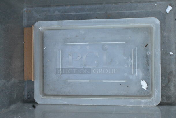 ALL ONE MONEY! Lot of 3 Poly Clear Bins. Includes 18x28x14, 12x18x9 - Image 4 of 4
