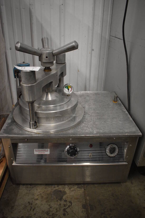 Metal Commercial Pressure Oven w/ Thermostatic Controls. 115 Volts, 1 Phase. 27x21x30. Tested and Working!