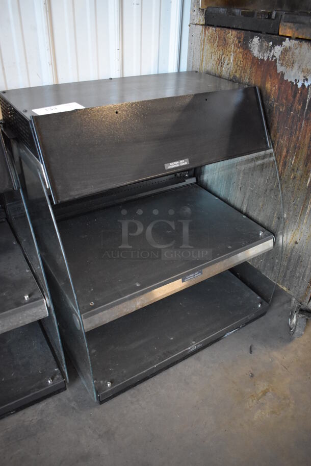 Metal Commercial Countertop Heated 2 Tier Display Case Merchandiser. 26x21x28.5. Cannot Test Due To Plug Style - Image 2 of 5