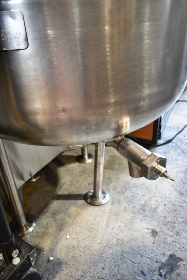 Cleveland KGL 80 Stainless Steel Commercial Floor Style 80 Gallon Steam Kettle. Appears To Be Direct Steam - Image 3 of 6