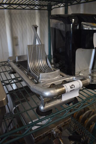 Metal Countertop Slicer. 6x17x10