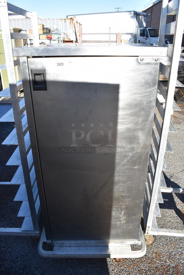 Metal Commercial Enclosed Pan Transport Rack on Commercial Casters. 29x39x56 - Image 1 of 5